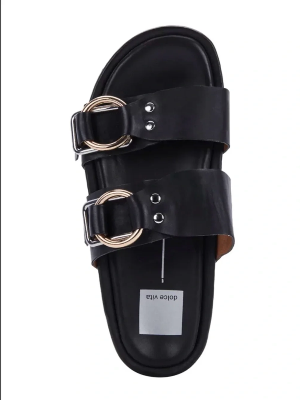 Dolce Vita Black Platform Sandals | Size 8 |